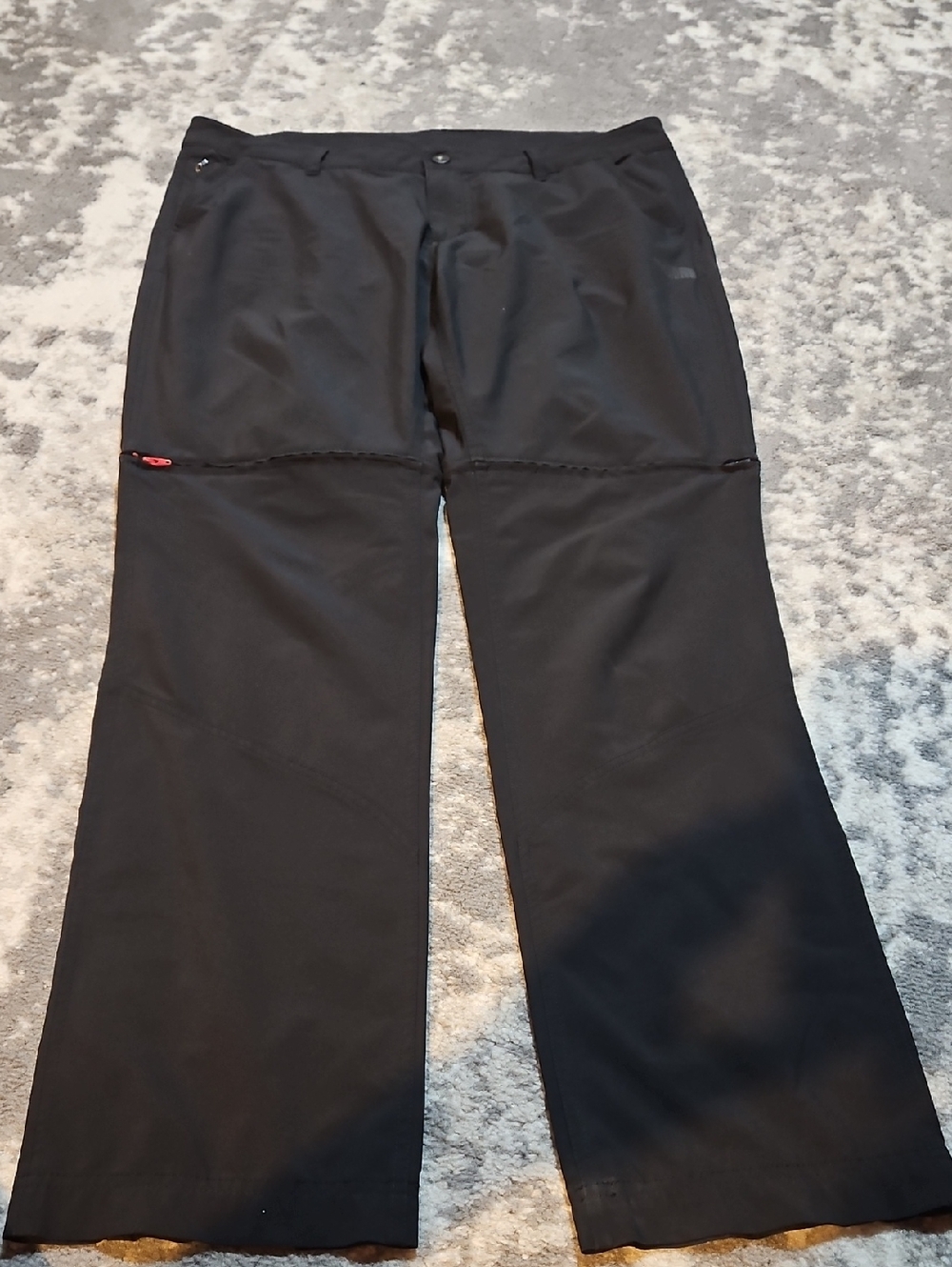 The North Face Black Convertible Zip-Off Pants Size 12